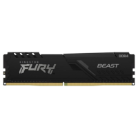 Box Opened Kingston FURY Beast Black 32GB 1x32GB DDR4 3200MHz DIMM Desktop Memory