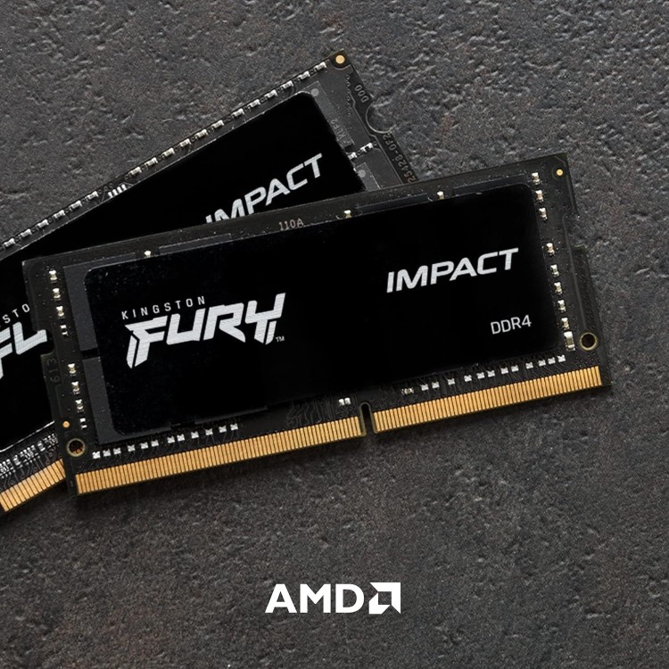 Kingston FURY Impact 16GB (1x16GB) SO-DIMM 3200MHz DDR4 Laptop Memory
