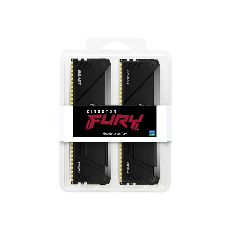 Kingston FURY Beast RGB 32GB (2x16GB) DIMM 3600MT/s DDR4 Desktop Memory