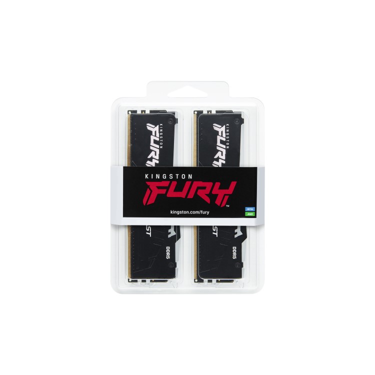 Kingston FURY Beast RGB 32GB (2x16GB) DIMM 6000MT/s DDR5 Desktop Memory