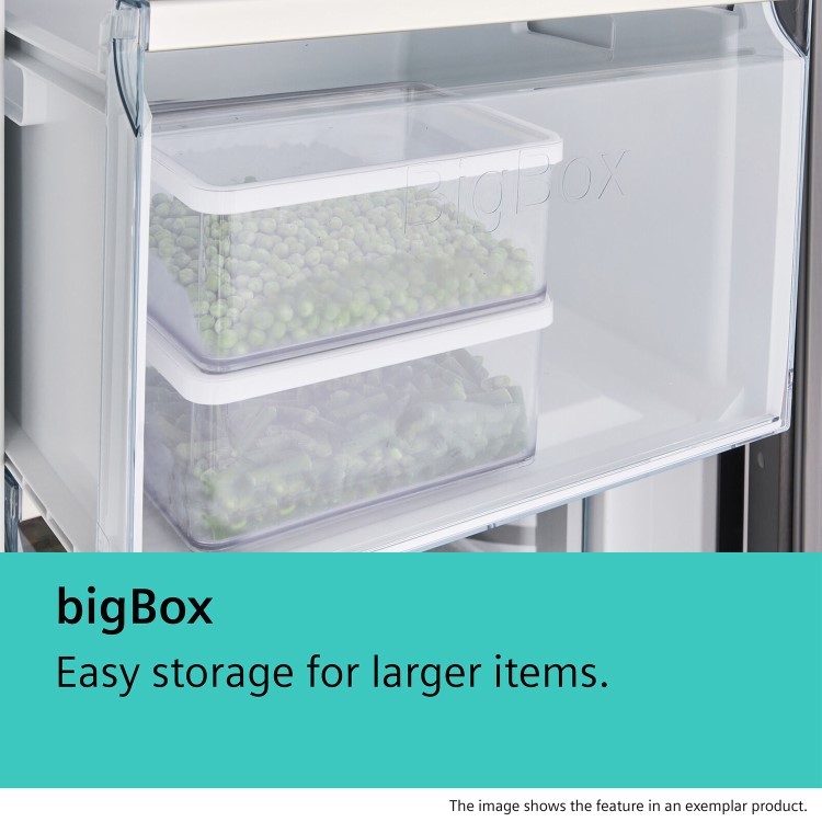 Siemens iQ700 574 Litre Four Door Freestanding Fridge Freezer - Black Inox