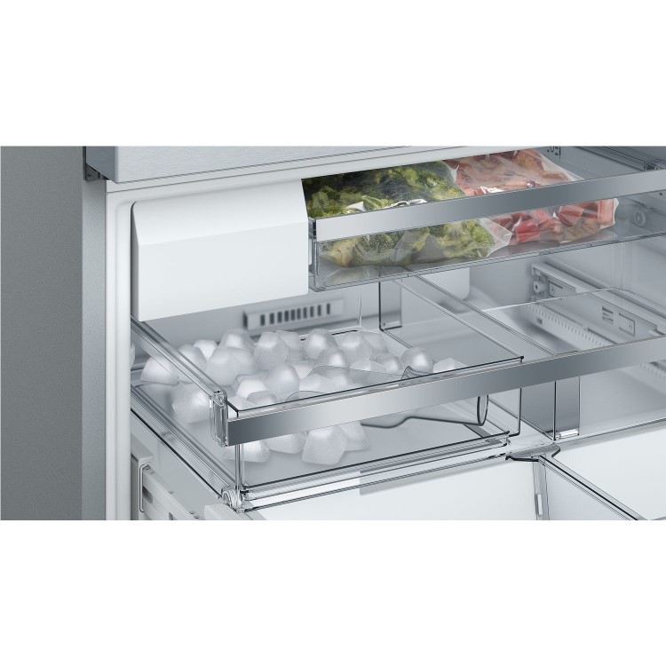 Refurbished Bosch Series 8 KFF96PIEP Freestanding 573 Litre American Frost Free Fridge Freezer Stainless Steel