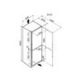 Miele 308 Litre 60/40 Freestanding Fridge Freezer - Stainless steel