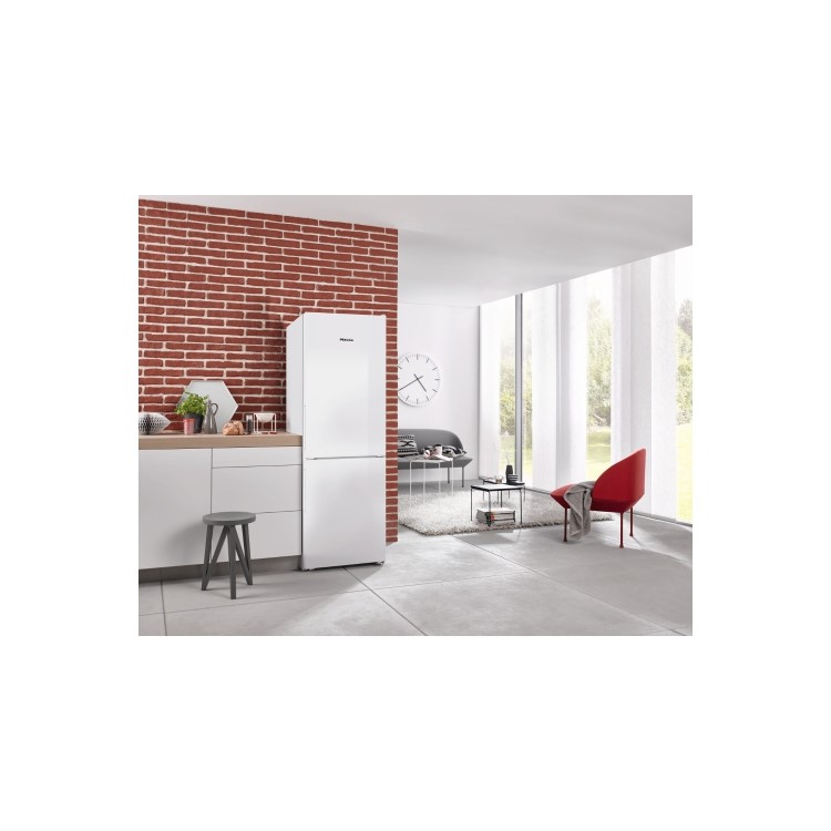 Miele 310 Litre 60/40 Freestanding Fridge Freezer - White 