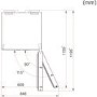 Miele KFN29132Dwh 2m Tall Frost Free Freestanding Fridge Freezer - White