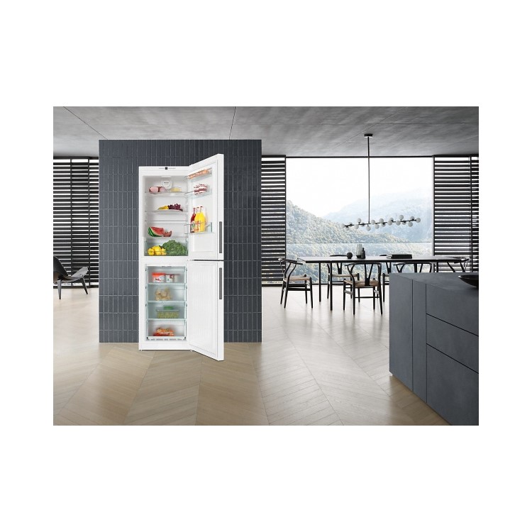 Miele 328 Litre 50/50 Freestanding Fridge Freezer - Stainless steel