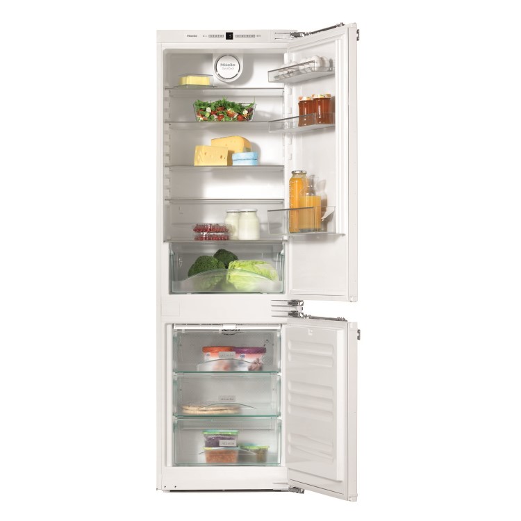 Refurbished Miele KFN37232iD Integrated 229 Litre 70/30 Frost Free Fridge Freezer White