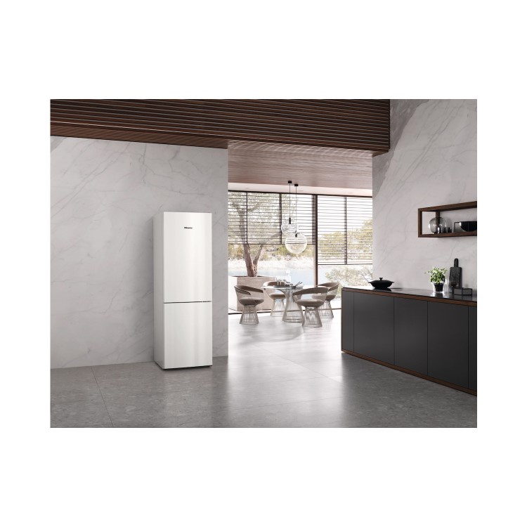 Miele 326 Litre 60/40 Freestanding Fridge Freezer - White