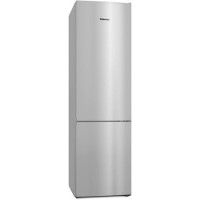 Refurbished Miele KFN4391ED Freestanding 368 Litre 60/40 Frost Free Fridge Freezer Silver