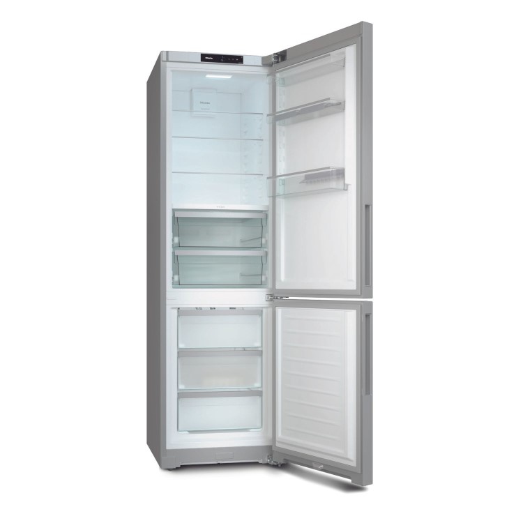 Refurbished Miele K4000 KFN4397CDel Freestanding 361 Litre 60/40 Frost Free Fridge Freezer Silver