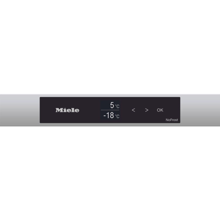 Refurbished Miele K4000 KFN4397CDel Freestanding 361 Litre 60/40 Frost Free Fridge Freezer Silver