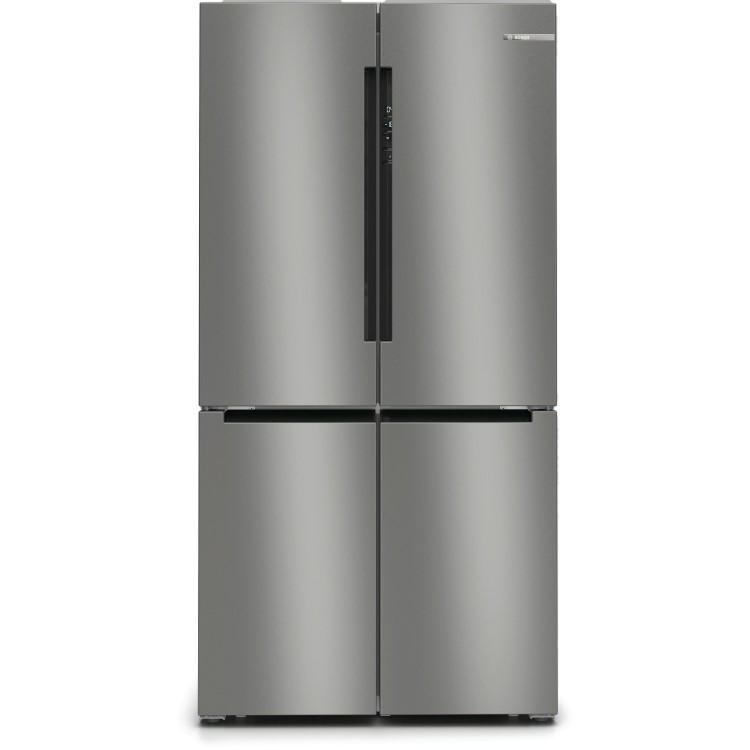Bosch Series 4 605 Litre Four Door Freestanding Fridge Freezer - EasyClean Stainless Steel