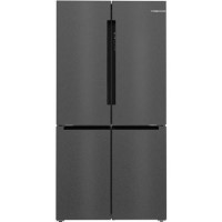 Refurbished Bosch Series 6 KFN96AXEA 605 Litre Frost Free American Fridge Freezer With Multiflow Black Stainless Steel
