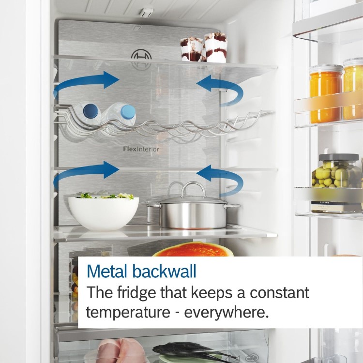 Refurbished Bosch Series 6 KFN96AXEA 605 Litre Frost Free American Fridge Freezer With Multiflow Black Stainless Steel
