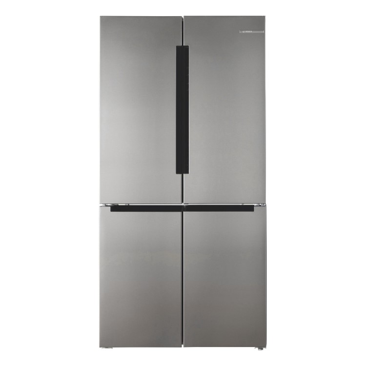 Bosch Series 4 605 Litre Four Door Freestanding Fridge Freezer - EasyClean Stainless Steel