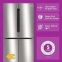 Bosch Series 4 605 Litre Four Door Freestanding Fridge Freezer - EasyClean Stainless Steel