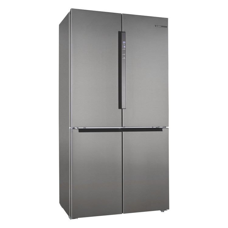 Bosch Series 4 605 Litre Four Door Freestanding Fridge Freezer - EasyClean Stainless Steel
