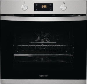 Indesit Electric Single Oven - Stainless Steel