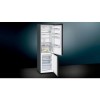 Siemens iQ300 368 Litre Freestanding Fridge Freezer - Black Stainless Steel