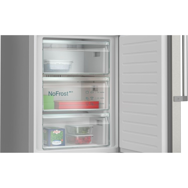 Siemens iQ500 363 Litre 70/30 Freestanding Fridge Freezer - Stainless Steel