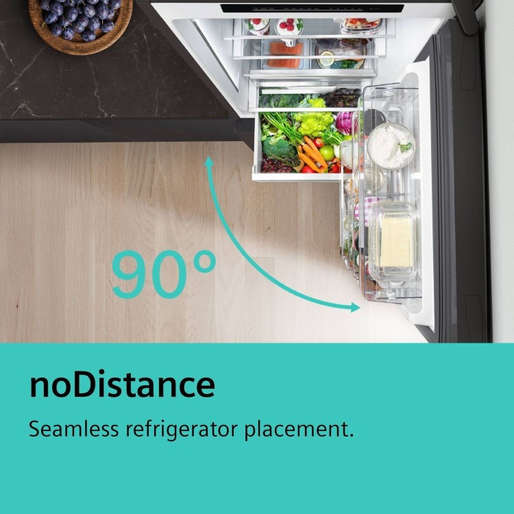 Siemens iQ300 363 Litre 60/40 Freestanding Fridge Freezer - Stainless Steel
