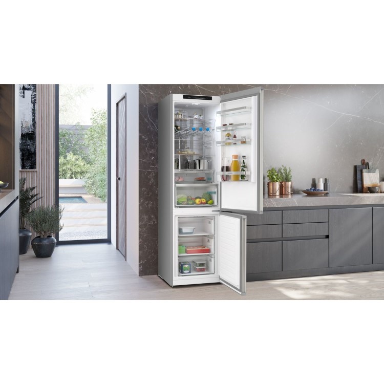 Siemens iQ300 363 Litre 60/40 Freestanding Fridge Freezer - Stainless Steel