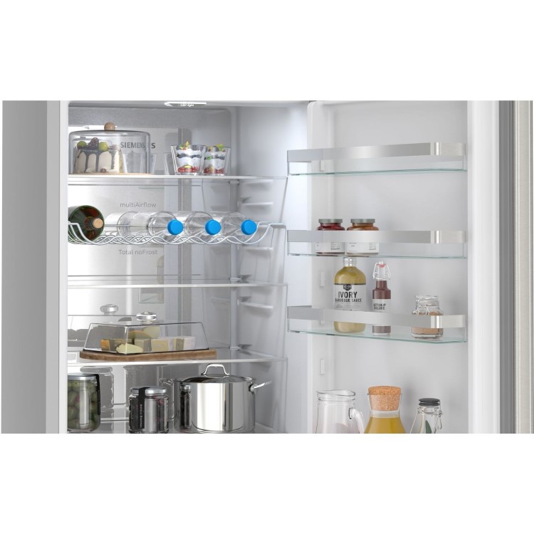 Siemens iQ300 363 Litre 60/40 Freestanding Fridge Freezer - Stainless Steel