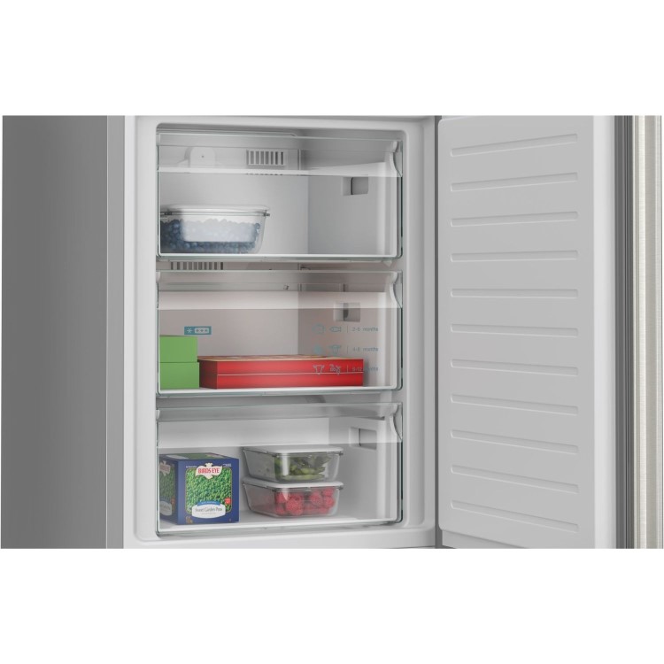 Siemens iQ300 363 Litre 60/40 Freestanding Fridge Freezer - Stainless Steel