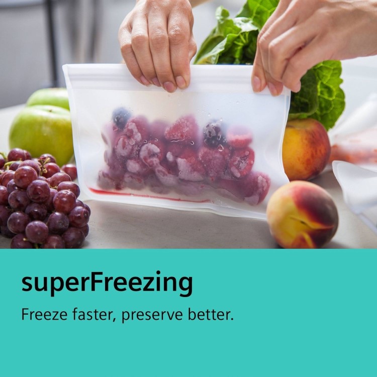 Siemens iQ300 363 Litre 60/40 Freestanding Fridge Freezer - Dark Inox
