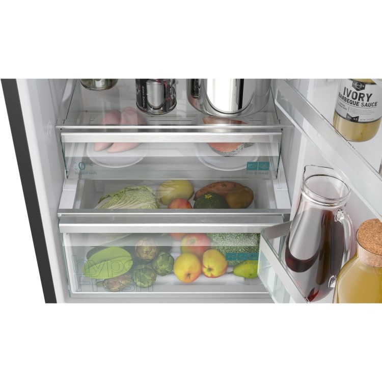 Siemens iQ300 363 Litre 60/40 Freestanding Fridge Freezer - Dark Inox