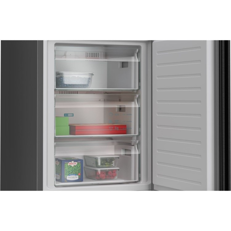 Siemens iQ300 363 Litre 60/40 Freestanding Fridge Freezer - Dark Inox