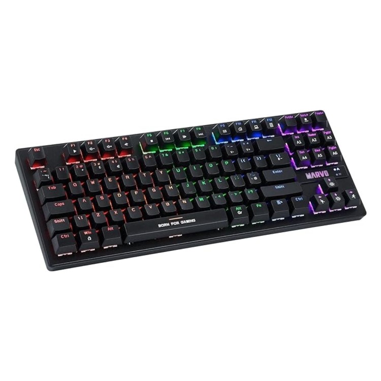 Marvo Scorpion KG909-UK Full Size Mechanical Back Light Wired Gaming Keyboard Black