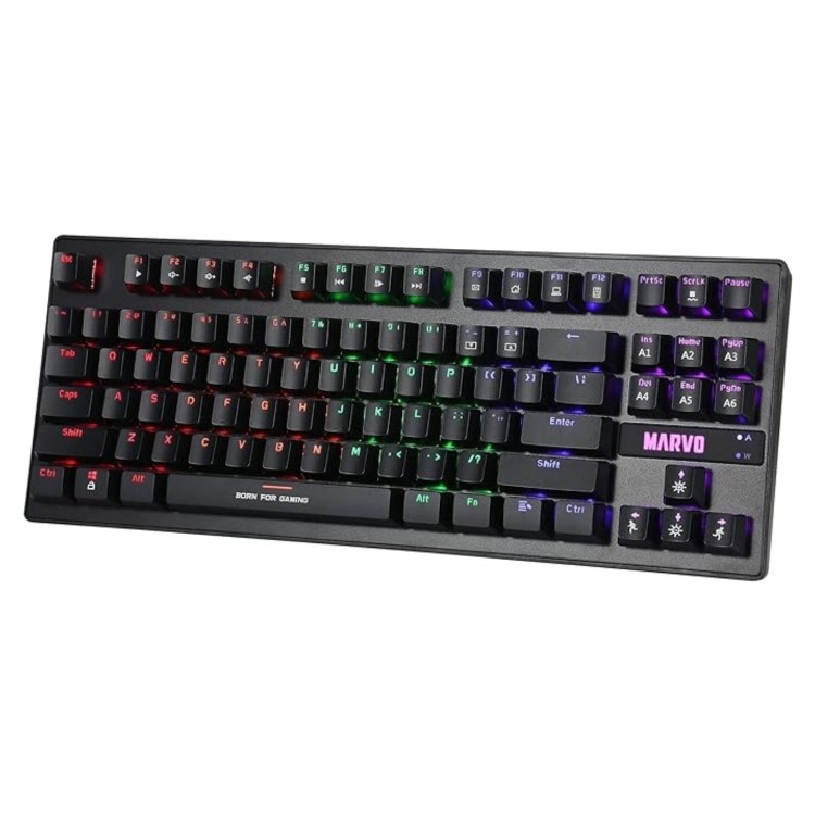 Marvo Scorpion KG909-UK Full Size Mechanical Back Light Wired Gaming Keyboard Black