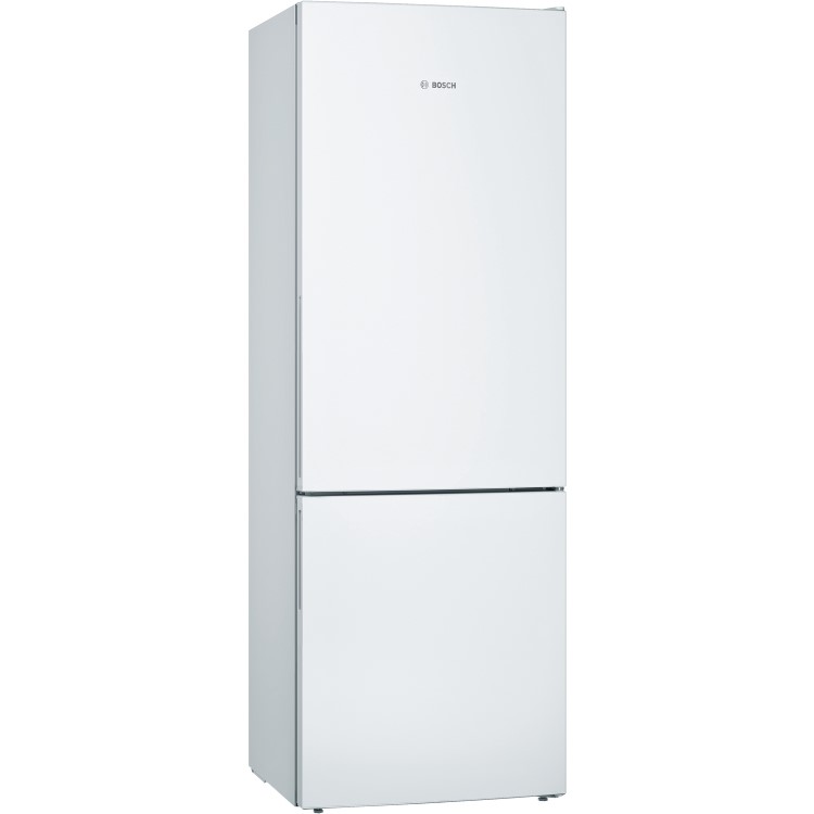Bosch Serie 4 KGE49VW4AG 201x70cm 412L Freestanding Fridge Freezer - White