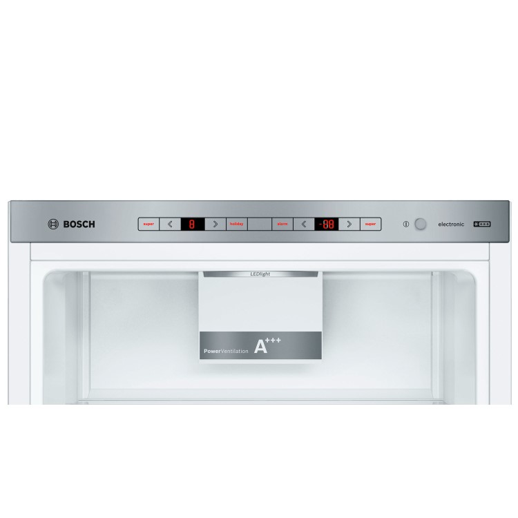 Bosch Serie 4 KGE49VW4AG 201x70cm 412L Freestanding Fridge Freezer - White