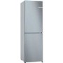 Bosch Series 2 255 Litre 50/50 Freestanding Fridge Freezer With FreshSense - Silver  