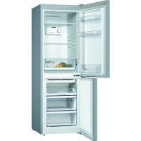 Refurbished Bosch Series 2 KGN33NLEAG Freestanding 282 Litre 60/40 Frost Free Fridge Freezer Stainless Steel