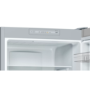 Refurbished Bosch Serie 2 KGN33NLEAG Freestanding Frost Free Fridge Freezer With Easy-access Freezer Shelf Stainless Steel