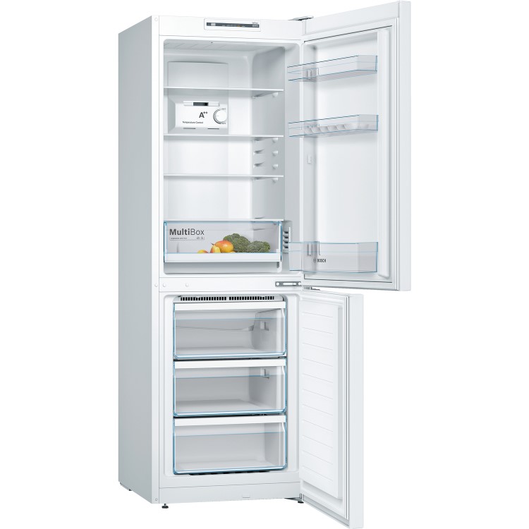 Bosch KGN33NW3AG 279 Litre Freestanding Fridge Freezer 60/40 Split Frost Free 60cm Wide - White