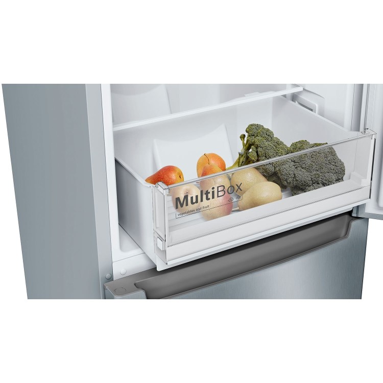 Bosch Serie 2 300 Litre 50/50 Freestanding Fridge Freezer Frost Free - Stainless Steel Look