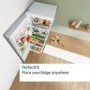 Refurbished Bosch Series 4 KGN392LAFG Frestanding 399 Litre 70/30 Frost Free Fridge Freezer Stainless Steel