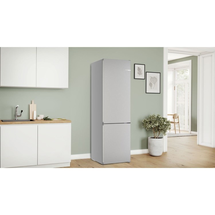 Bosch Series 4 363 Litre 70/30 Freestanding Fridge Freezer - Stainless Steel