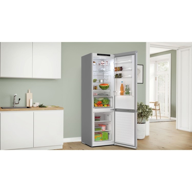Bosch Series 4 363 Litre 70/30 Freestanding Fridge Freezer - Stainless Steel