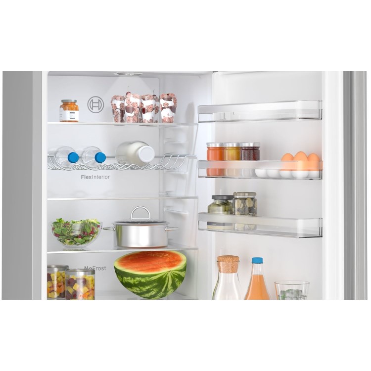Bosch Series 4 363 Litre 70/30 Freestanding Fridge Freezer - Inox