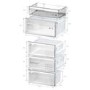Bosch Series 4 363 Litre 70/30 Freestanding Fridge Freezer - Cast Iron