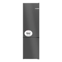 KGN39OCAFG Bosch Series 4 363 Litre 70/30 Freestanding Fridge Freezer - Cast Iron