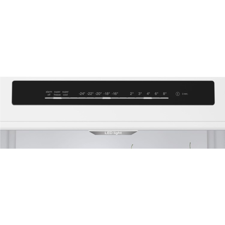 Bosch Series 4 363 Litre Freestanding Fridge Freezer - Black Stainless Steel