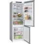 Bosch Series 4 440 Litre 70/30 Freestanding Fridge Freezer - Stainless Steel Look