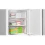 Bosch Series 4 440 Litre 70/30 Freestanding Fridge Freezer - Stainless Steel Look
