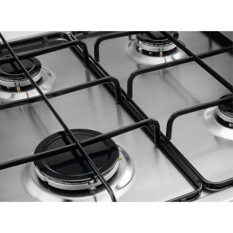Electrolux 60cm 4 Burner Gas Hob - Stainless Steel